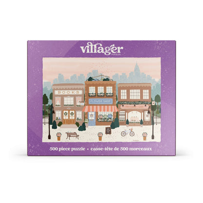 Villager Puzzles - Main Street 500-Piece Puzzle | Designed in Winnipeg Canada