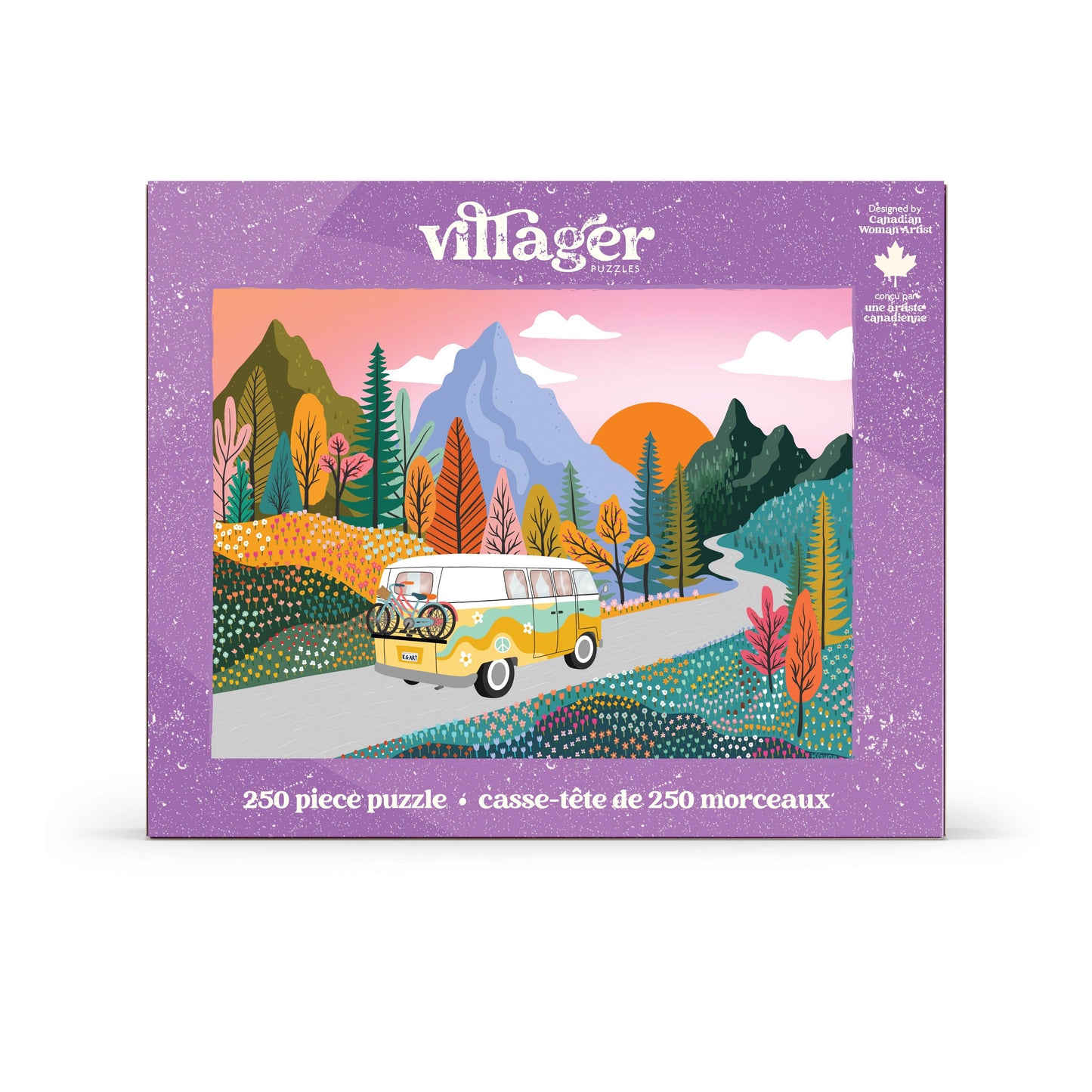 Villager Puzzles - Road Trip | 250 Piece Puzzle | Designed in Canada
