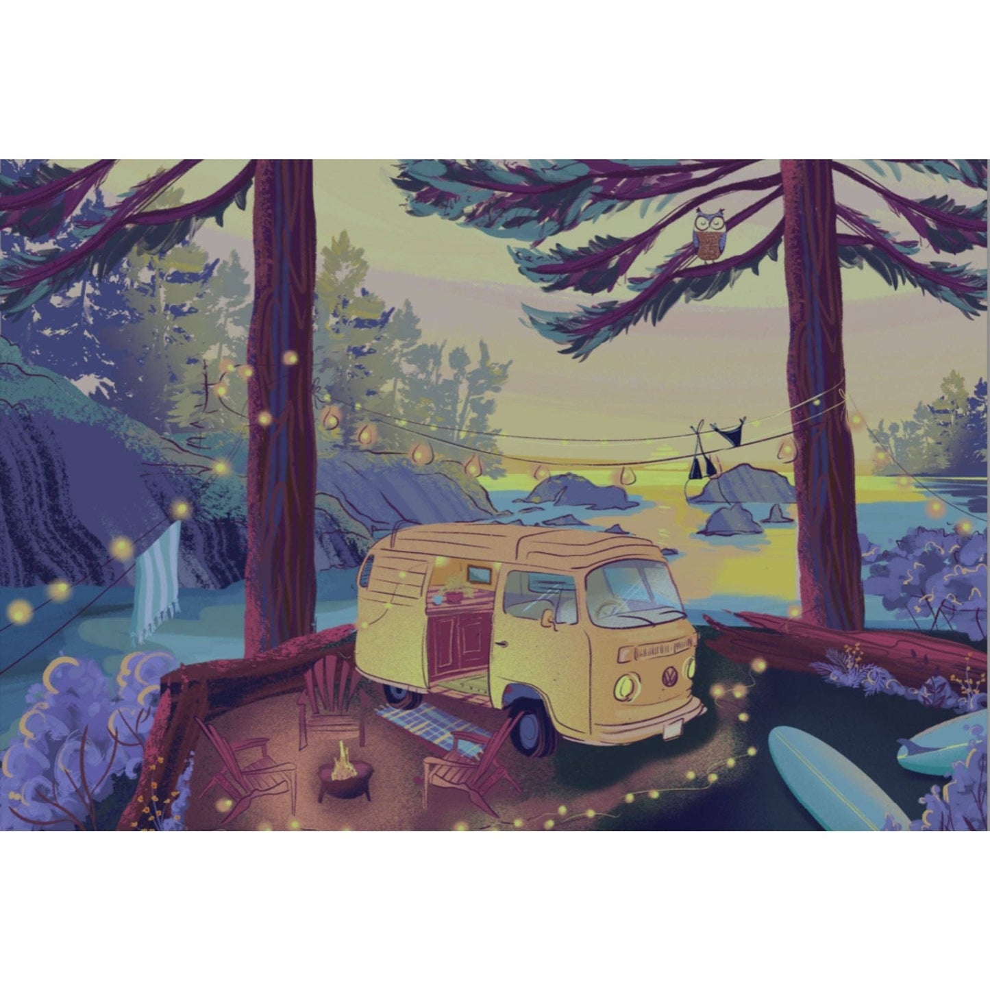 Villager Puzzles - Twilight Campsite | 1000-Piece Puzzle | Designed in Canada