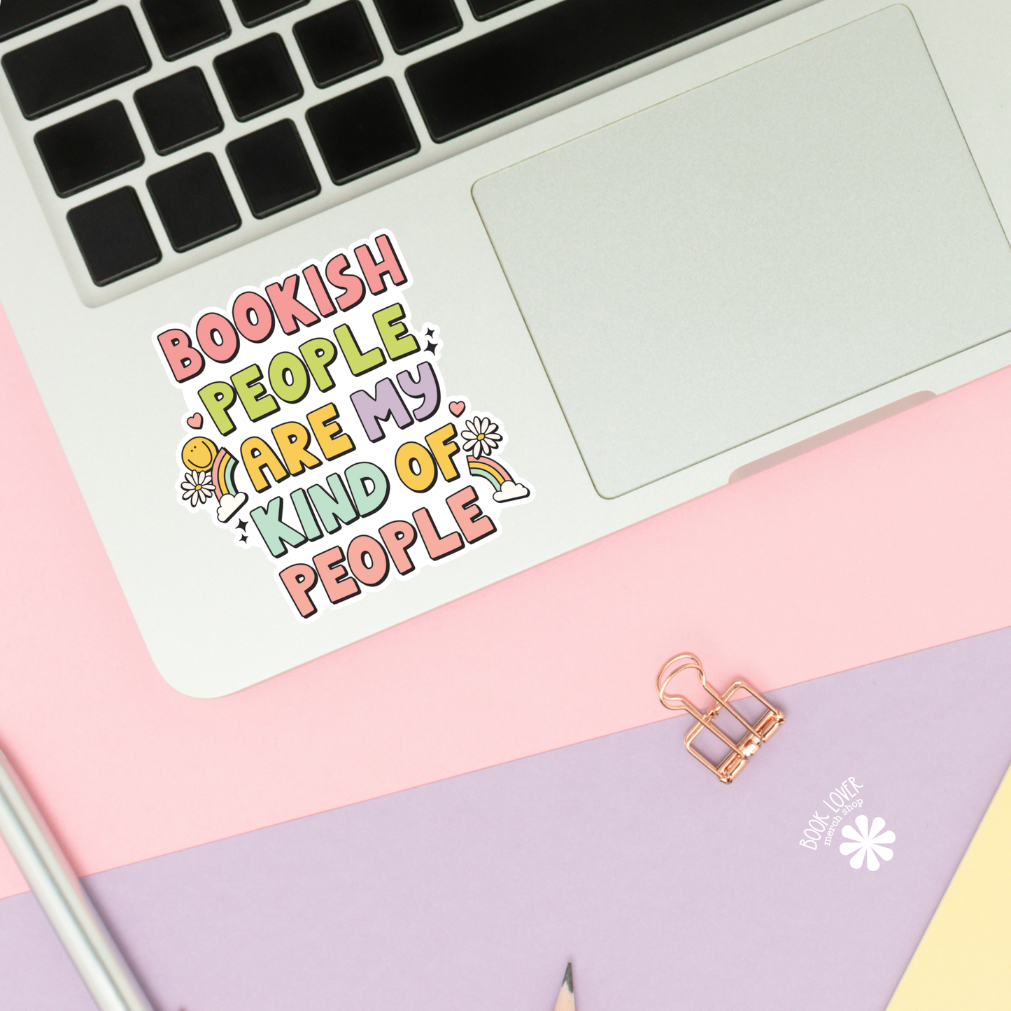Book Lover Merch Shop - Bookish People Are My Kind of People Stickers