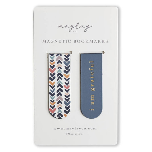 Maylay Co. - Heartwood Hearts Magnetic Bookmarks (Set of 2)