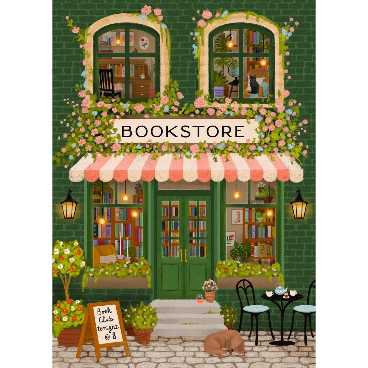 Villager Puzzles - Emerald Bookstore | 1000-Piece Puzzle | Designed in Canada