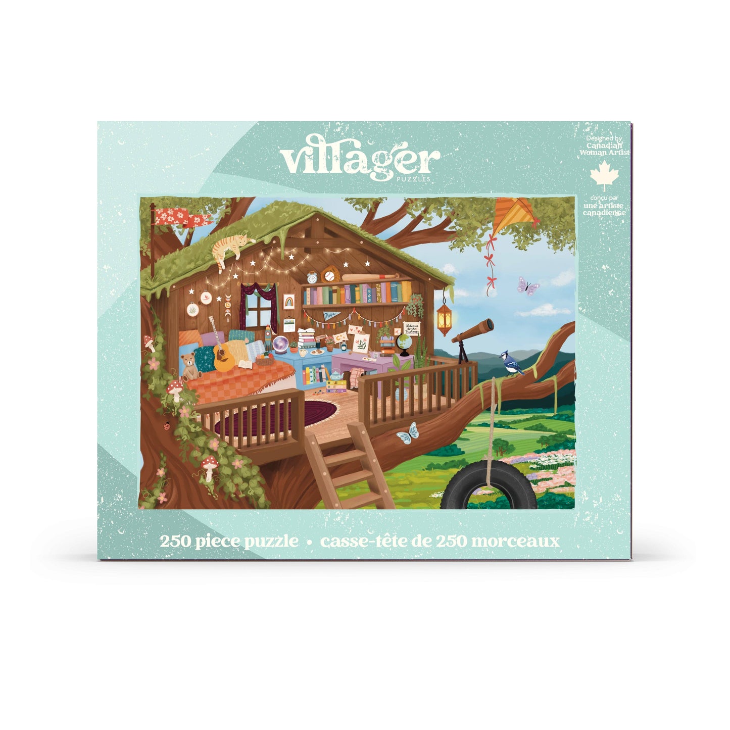 Villager Puzzles - Treetop Hideout | 250 Piece Puzzle | Designed in Canada