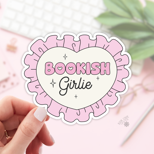 Book Lover Merch Shop - Bookish Girlie Stickers / Bookish Stickers / Book Lover Gift