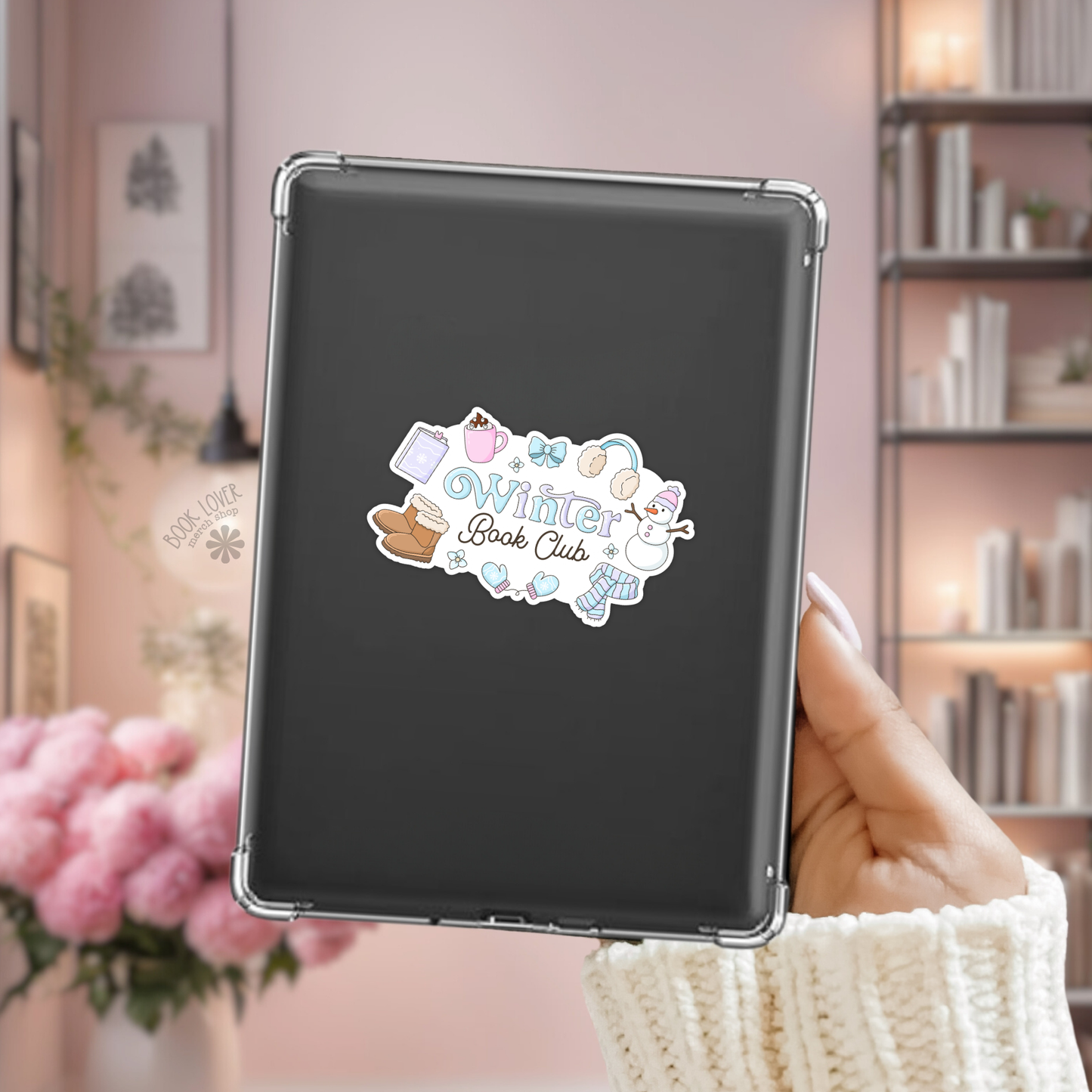 Book Lover Merch Shop - Winter Book Club Stickers / Bookish Stickers / Book Lover