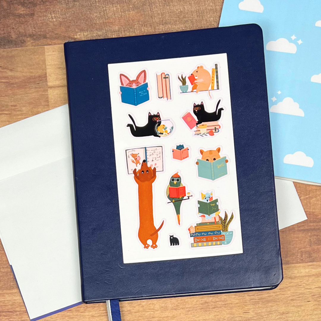 Four Bears Sticker Club - Bookish Buddies