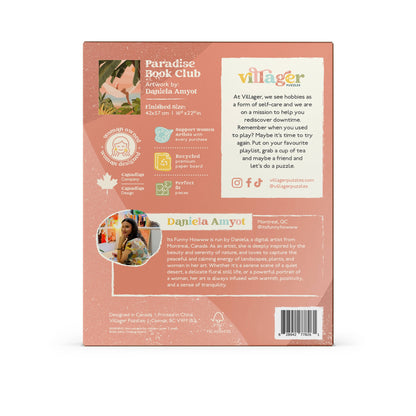 Villager Puzzles - Paradise Book Club 500-Piece Puzzle | Designed in QC Canada