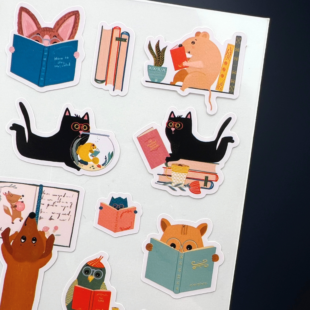 Four Bears Sticker Club - Bookish Buddies