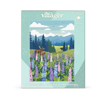 Villager Puzzles - Lupines Meadow | 1000-Piece Puzzle | Designed in Canada