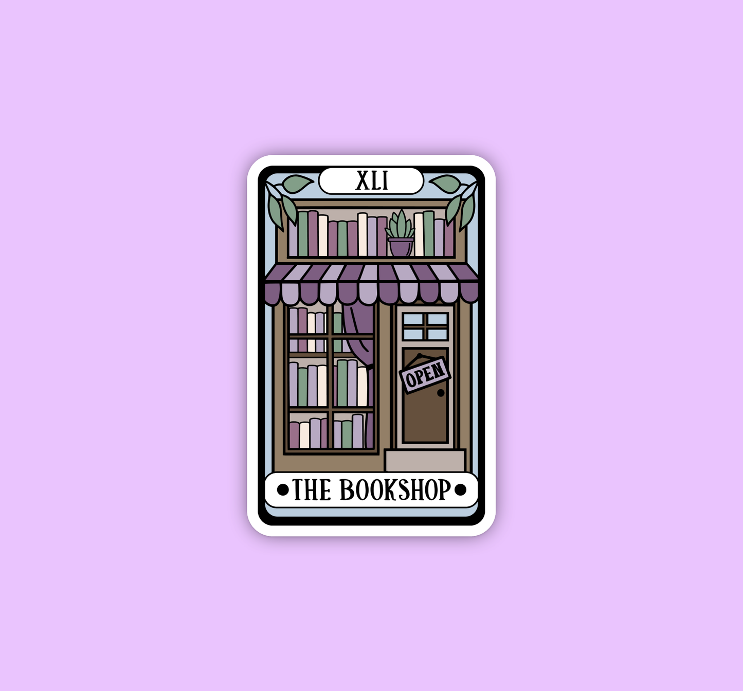 Radical Buttons - Bookshop sticker, Reader sticker, Bookish sticker, Tarot