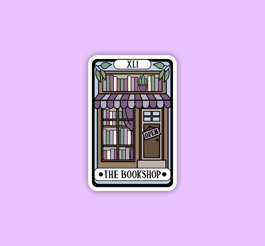 Radical Buttons - Bookshop sticker, Reader sticker, Bookish sticker, Tarot