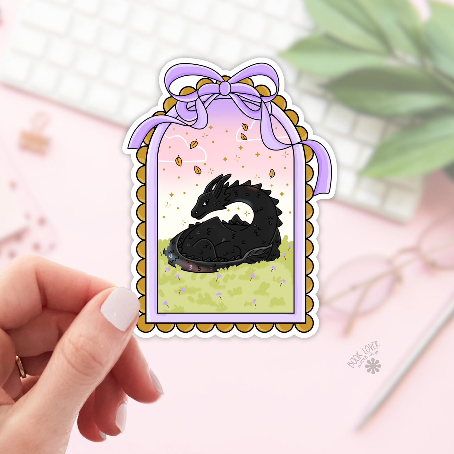 Book Lover Merch Shop - Dragon Stickers / Bookish Stickers / Book Lover Gift