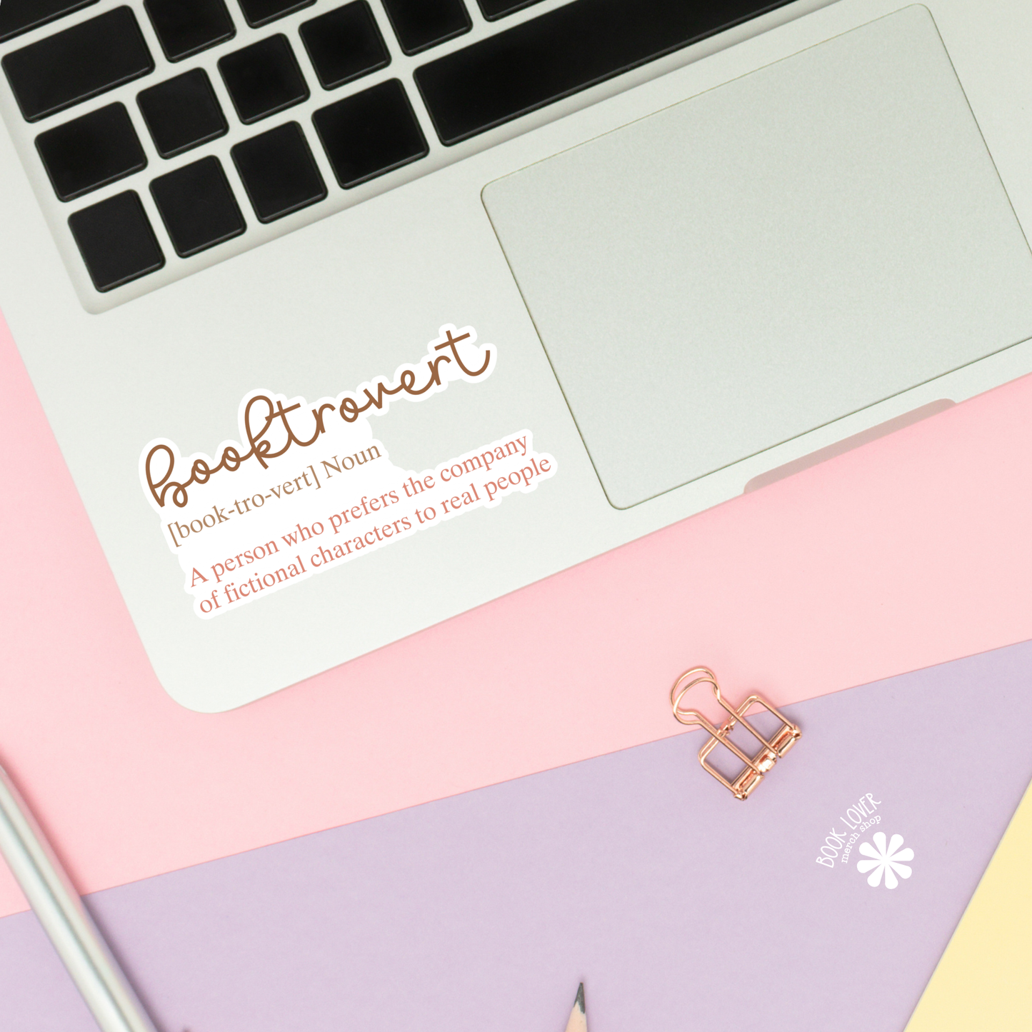 Book Lover Merch Shop - Booktrovert Stickers / Bookish Merch for Book Lover