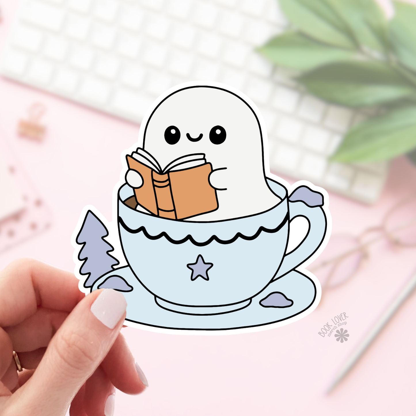 Book Lover Merch Shop - Hot Coco Hot Tub Stickers / Bookish Stickers / Book Lover