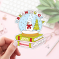 Book Lover Merch Shop - Dreaming of a Winter Holiday Romance Stickers / Bookish