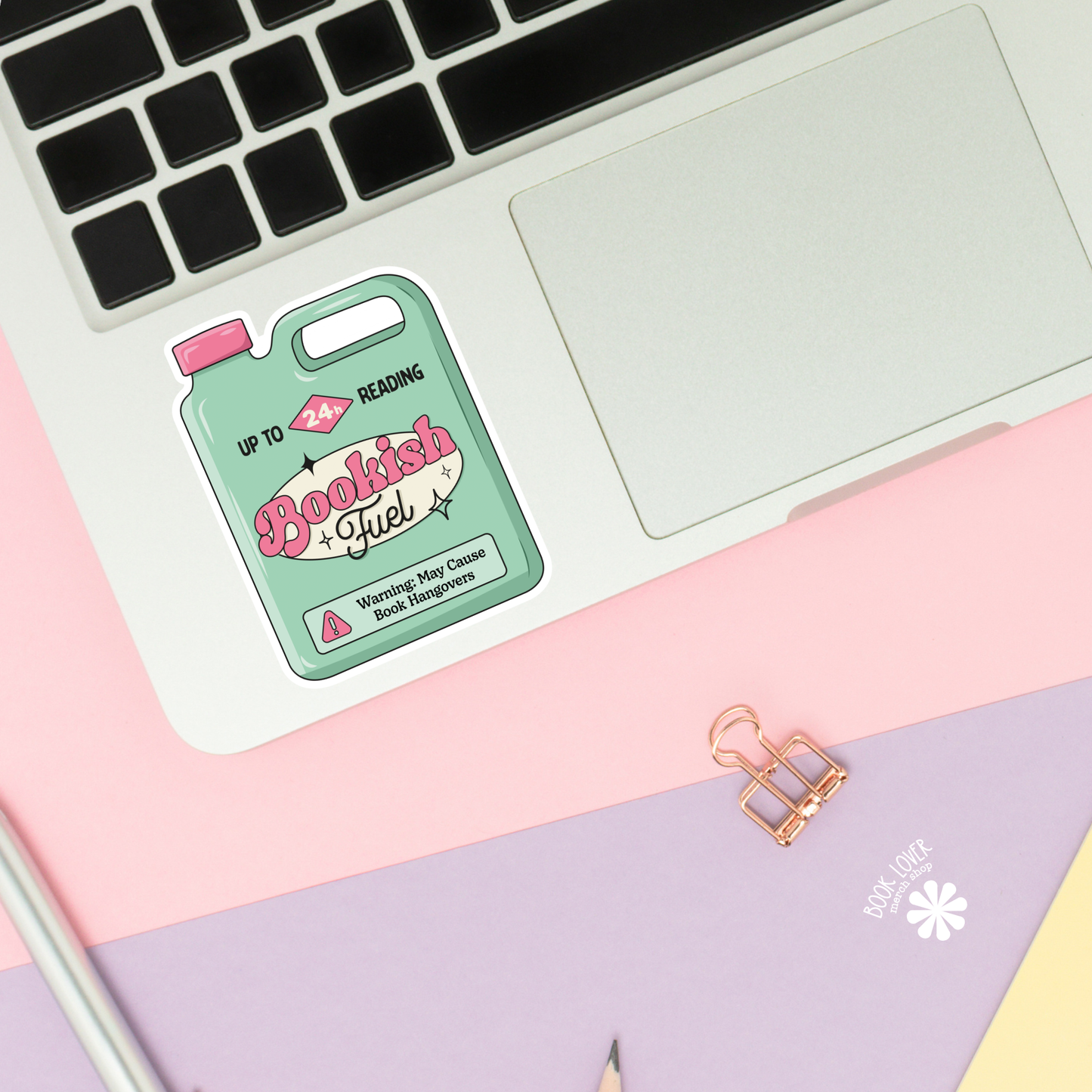 Book Lover Merch Shop - Bookish Fuel Stickers / Bookish Stickers / Book Lover Gift