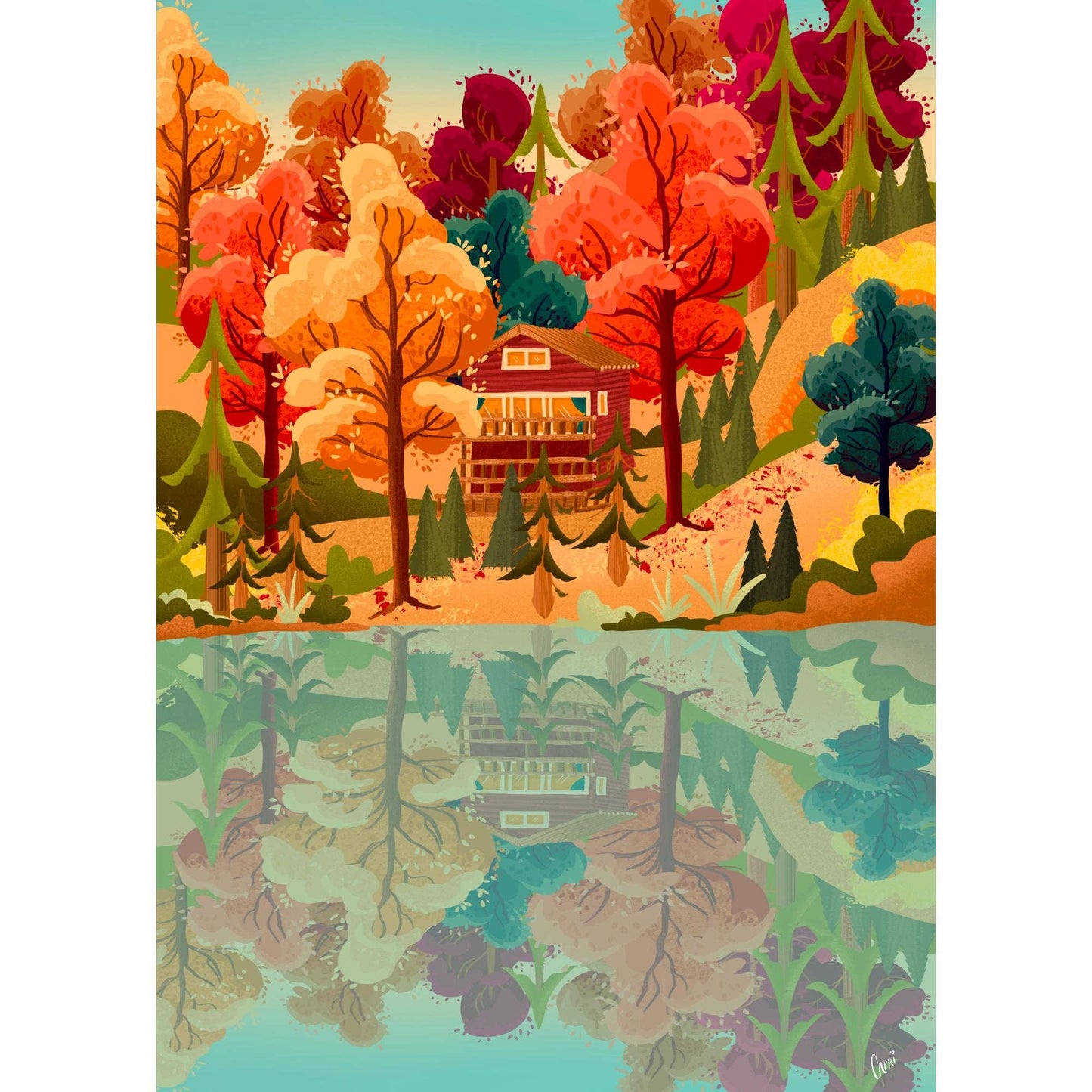 Villager Puzzles - Muskoka Leaves | 500-Piece Puzzle | Designed in Canada
