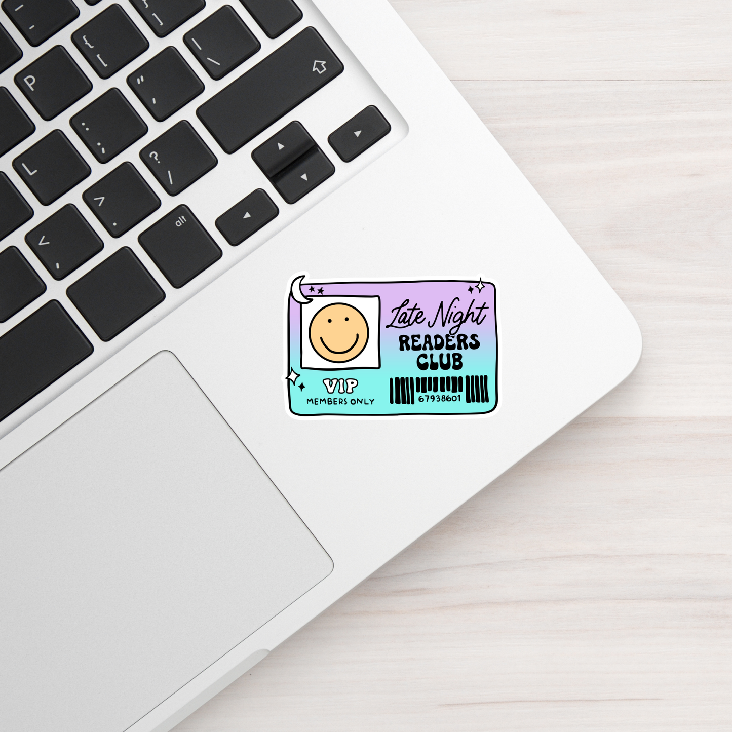 Book Lover Merch Shop - Late Night Reader Book Club Stickers / Trendy Reading