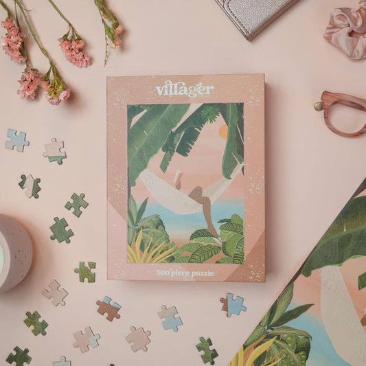 Villager Puzzles - Paradise Book Club 500-Piece Puzzle | Designed in QC Canada