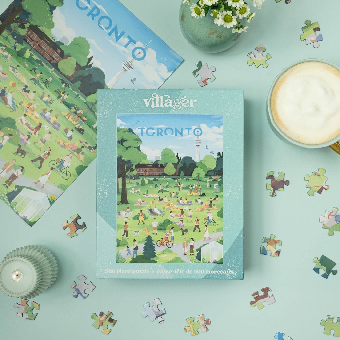 Villager Puzzles - Toronto | 500-Piece Puzzle | Designed in Canada